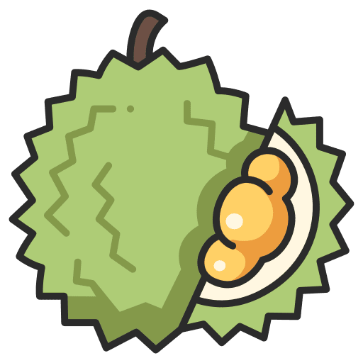 Durian durian delicious fruit icon