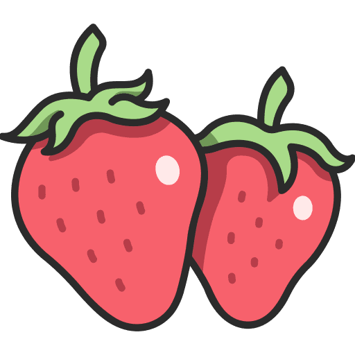 Strawberry strawberry berry farming and gardening icon