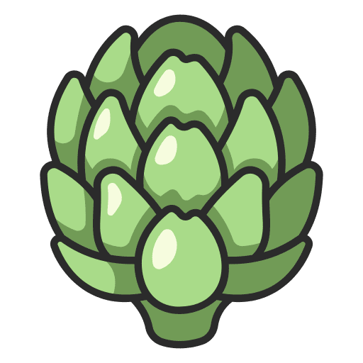 Artichoke healthy food artichoke icon