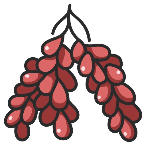 Date palm food branch vegan icon