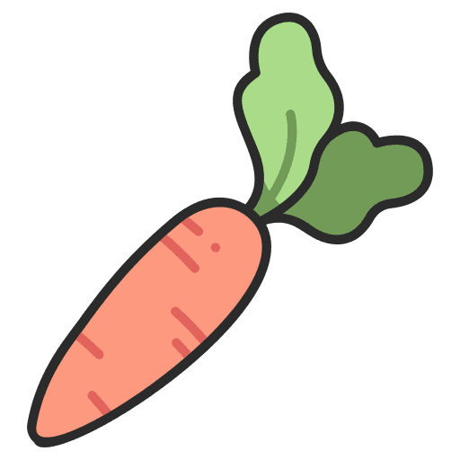 Carrot vegetable carrot vegetarian icon