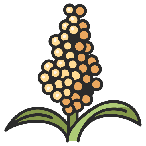 White food crop grain icon