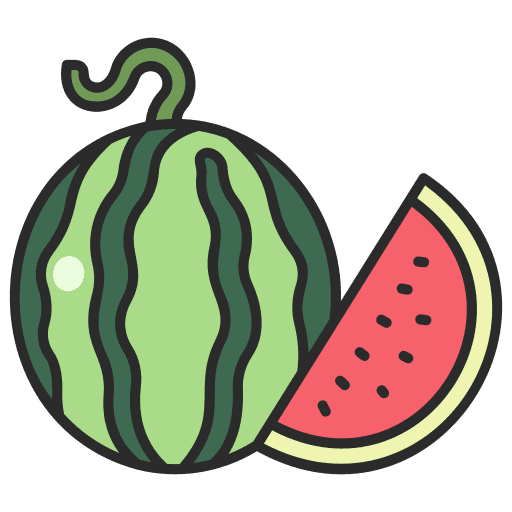 Watermelon watermelon juicy fruit icon