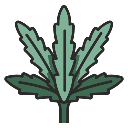 Weed agriculture grass herb icon