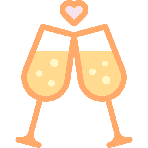 Cheers food wine wine glass icon