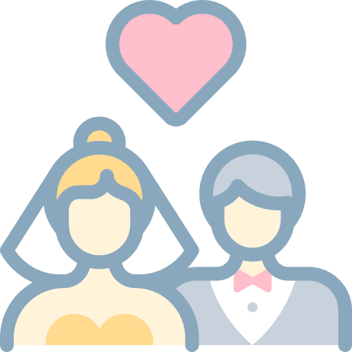 Couple couple groom love and romance icon