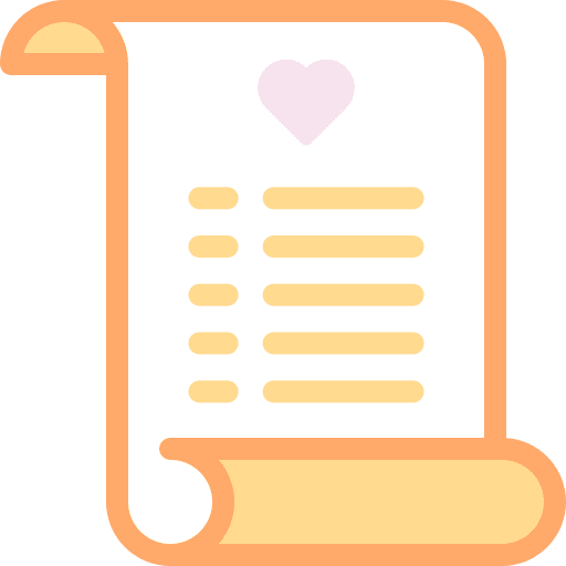List wishlist list romance icon