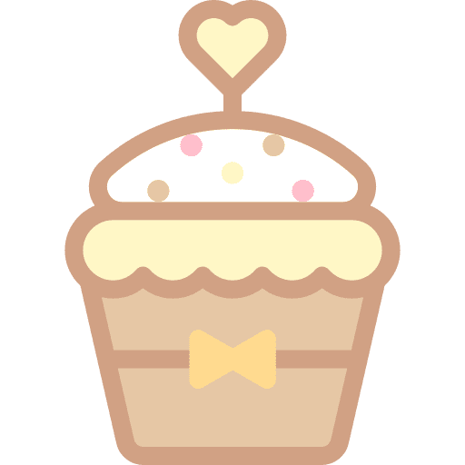 Cupcake sweet cupcake food and restaurant icon