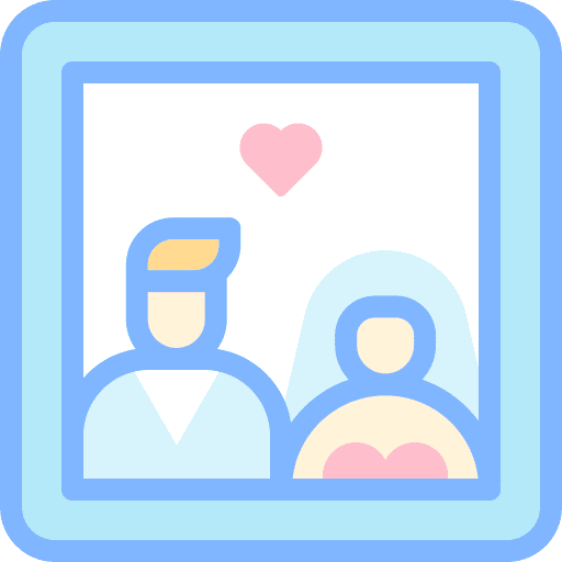 Photo photo love and romance wedding icon
