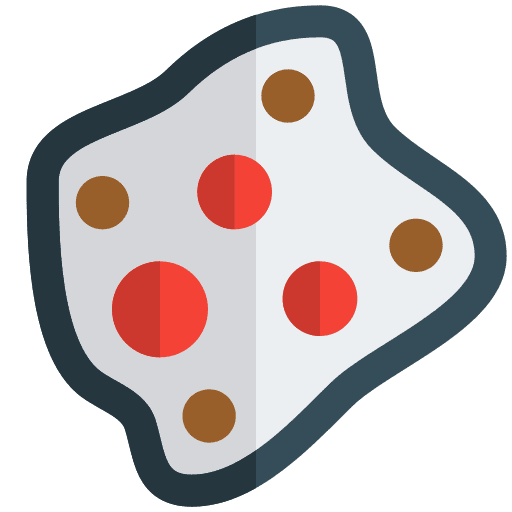 Amoeba virus microorganism infection icon
