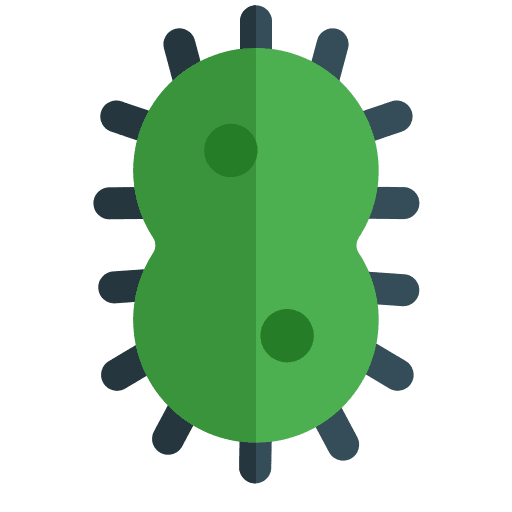Bacteria germs healthcare and medical medical research icon
