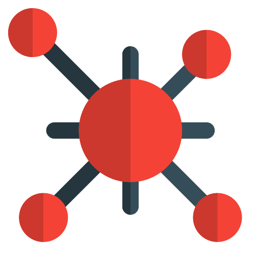Microorganism disease infection transmission icon