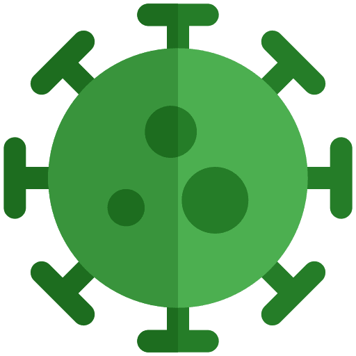Virus healthcare and medical disease transmission icon