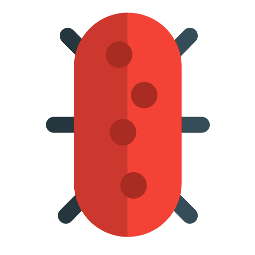 Virus warning microorganism virus transmission icon