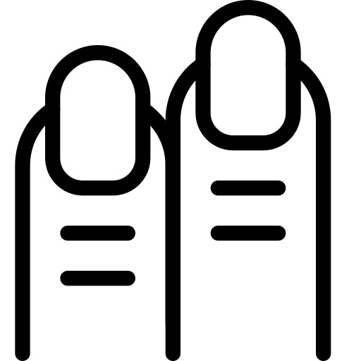 Fingernail fingernail finger hands icon