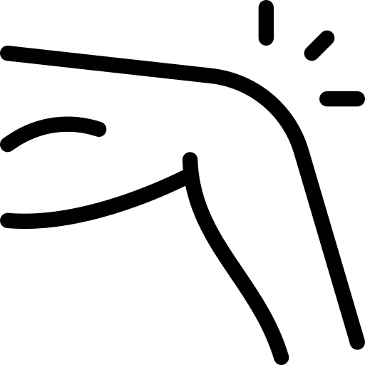 Knee healthcare and medical orthopedic human icon