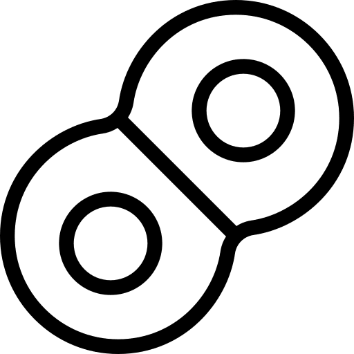 Mitosis cell division cells medical icon