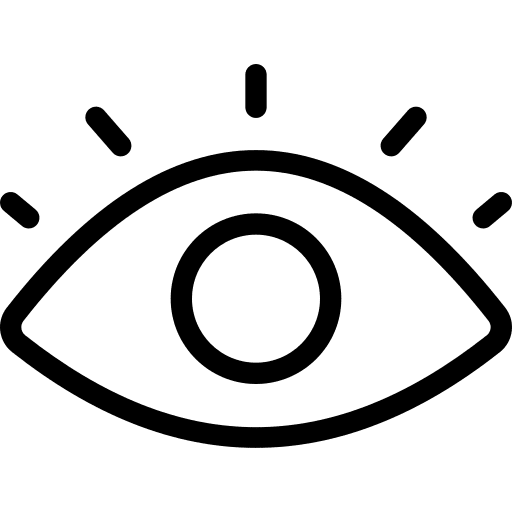 Sight sight visibility medical icon