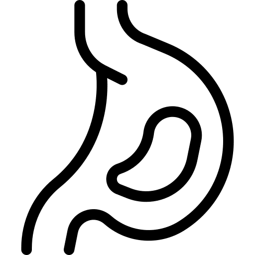 Acid organ acid body icon