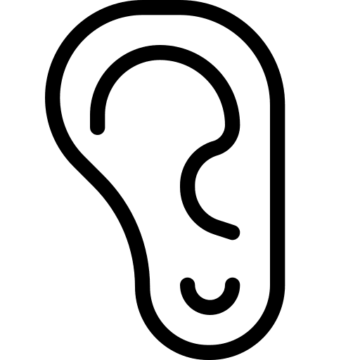 Ear ear medical healthcare and medical icon