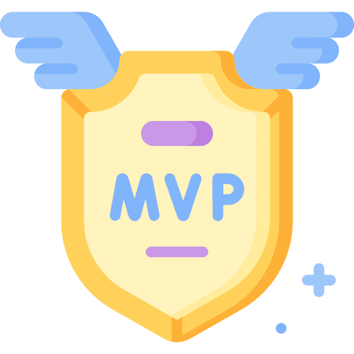 Mvp reward sports and competition shield icon