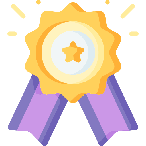 Badge award sport and competition badge icon