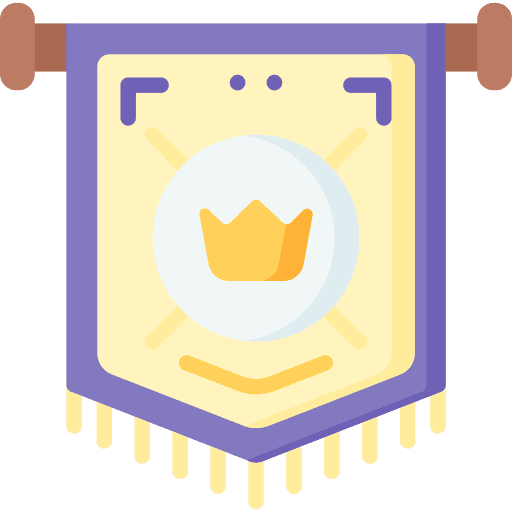 Flag prize medal reward icon