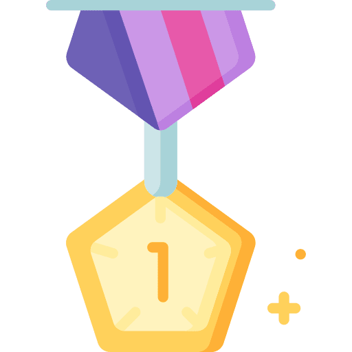 Medal win winner reward icon