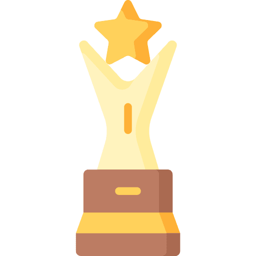 Trophy best win sports and competition icon