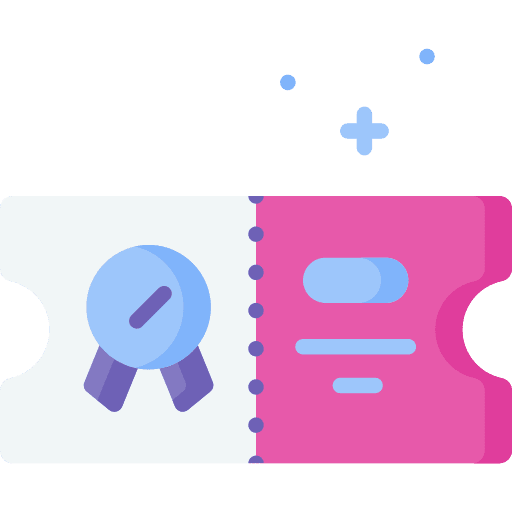 Voucher award sport and competition voucher icon