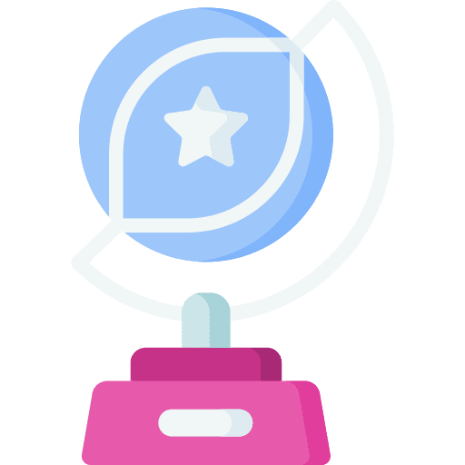 Trophy sport and competition world prize icon