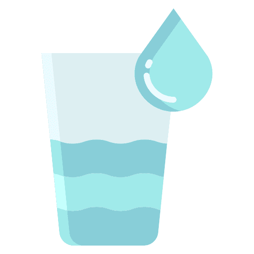 Water glass of water food and restaurant drop icon