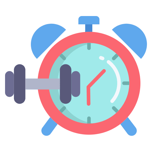 Alarm time and date clock alarm clock icon