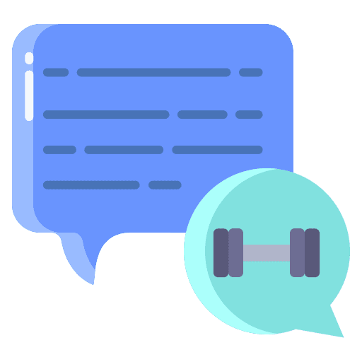 Chat sports and competition multimedia communication icon