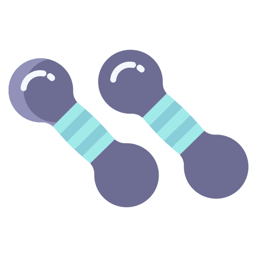 Dumbbell dumbbell weight sports and competition icon