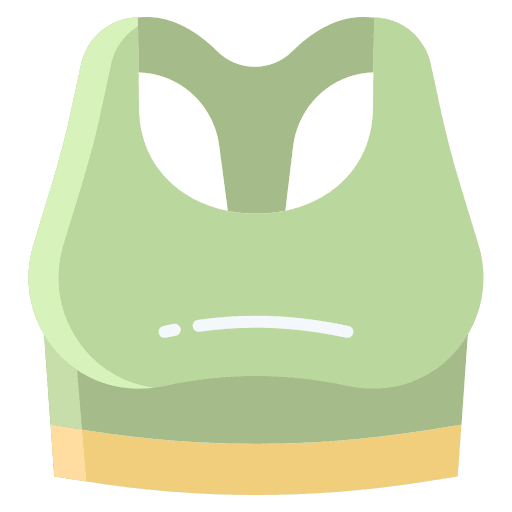 Bra top sports and competition sport icon