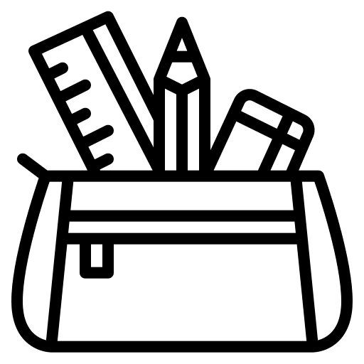 Pencil case pencil miscellaneous pencilcase icon