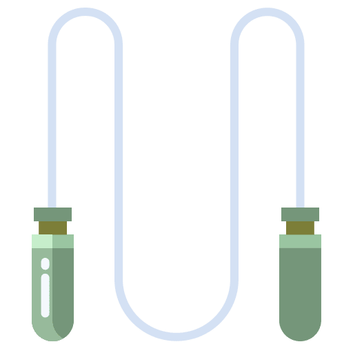 Rope jumping rope training skipping rope icon