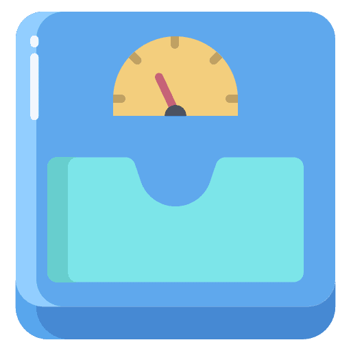 Scales wellness scales machine icon