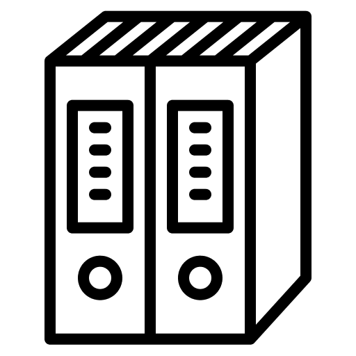 Archives folders office material office materials icon