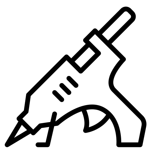 Hot glue gun tools and utensils miscellaneous hot glue gun icon