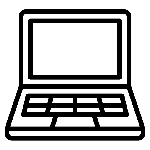 Laptop laptop computer office supplies electronic icon