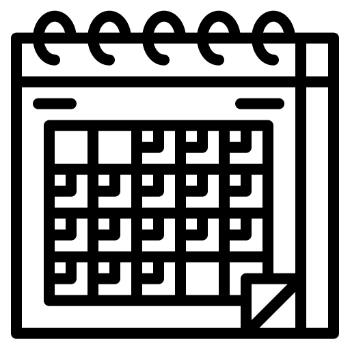 Calendar miscellaneous administration date icon