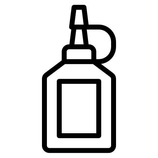 Glue education stationary school material icon