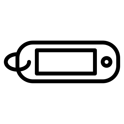 Key tag office key tag tag icon