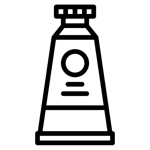 Paint tube color tubes art and design miscellaneous icon