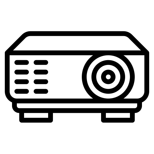 Projector device miscellaneous technology icon