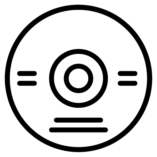 Compact disc cd record bluray icon