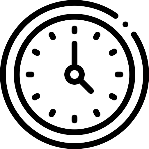 Time tool time and date clock icon