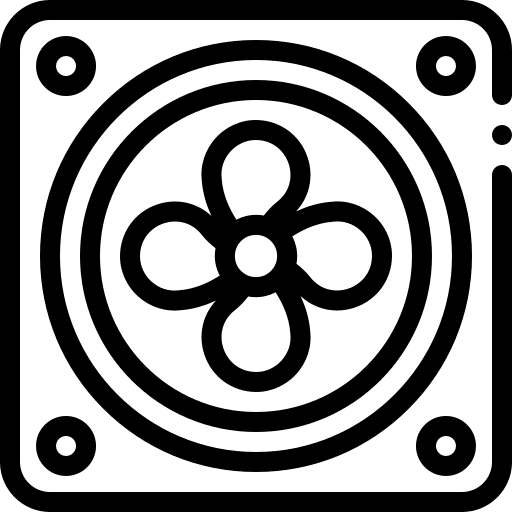 Fan air cooler electronics fan icon